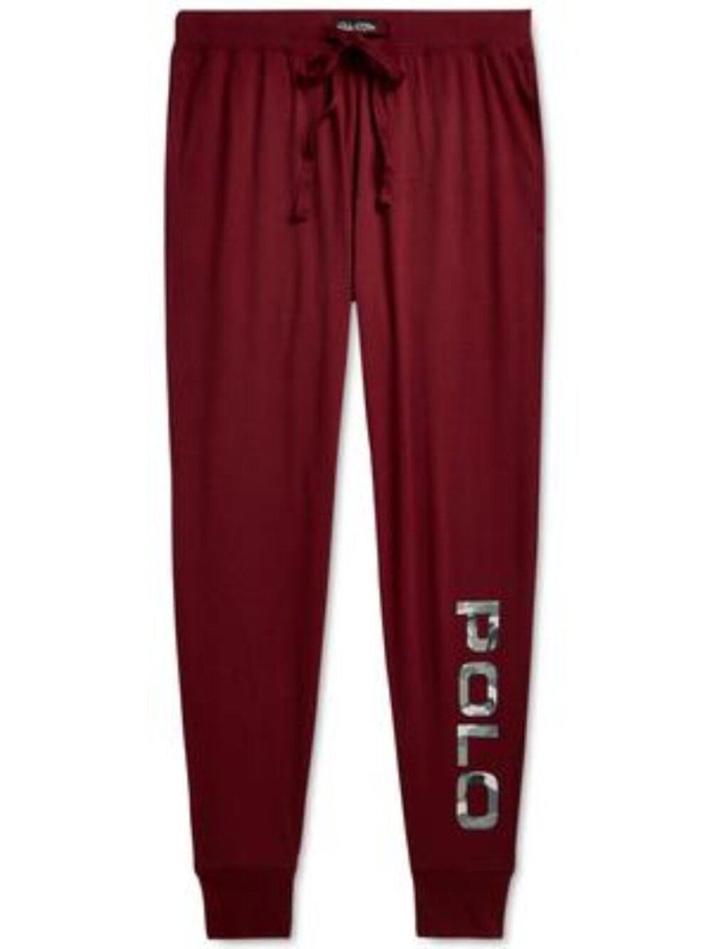 Polo Ralph Lauren Men's Logo Jogger Pajama Pants- Wine
